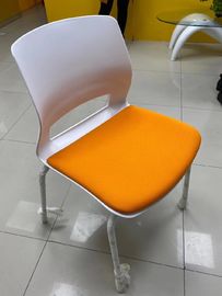 EBUNGE Ergonomiczne krzesło biurowe Wielokolorowe krzesło dla gości biurowych do ustawiania w stosy do pokoju konferencyjnego
