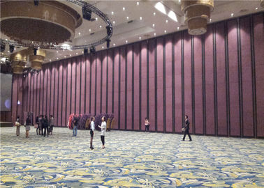 Rama aluminiowa MDF Dźwiękoszczelna składana ściana działowa z drewna do centrum konferencyjnego