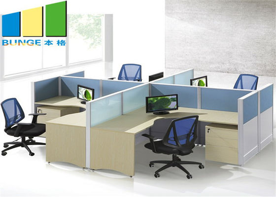 Modułowe meble biurowe Biurko komputerowe Mesh Office Chair Call Center Open Office Workstation