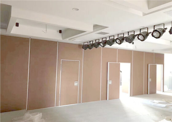 Indie Ruchome ekrany Drewniane akustyczne przesuwne składane ściany działowe