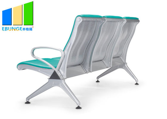 Kolorowa poduszka PU Skórzana poczekalnia Krzesła na lotnisku