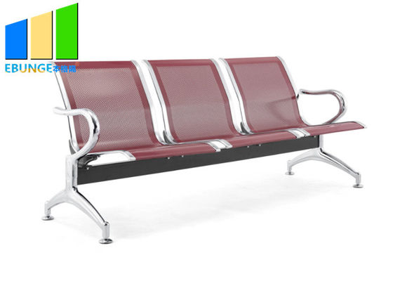 3-6 miejsc Krzesła medyczne ze stali nierdzewnej do poczekalni / fotele na lotnisku