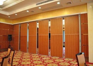 Wykładzina z melaminy Składane szklane ścianki działowe dla sali konferencyjnej