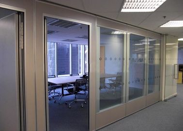 Ściany działowe ze szkła biurowego, szklane przegrody rozsuwane do centrów wystawowych