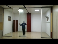 Ściana działowa ze szkła przesuwnego