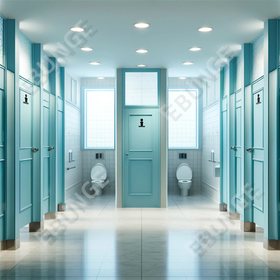 Łatwe w czyszczeniu drzwi z zawiasami, ścianę toalety, ścianę toalety