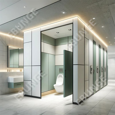 Wysoka odporność na uderzenia Nowoczesne ściany ścienne łazienki publicznej dla obszarów o dużym natężeniu ruchu
