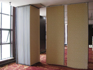 Drewniane dźwiękoszczelne tymczasowe przesuwane ścianki działowe dla sali bankietowej w hotelu