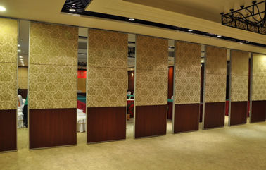 Sound Proof MDF Board Fabric Finish Ruchome składane ścianki działowe Komercyjne do restauracji