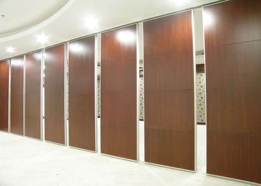 Akustyczne przesuwne ścianki dzielone Ruchome ściany z aluminiowymi rolkami prowadzące drzwi