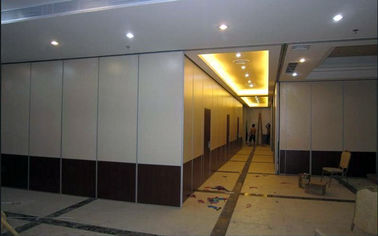 Ściany działowe przesuwne biurowe, drzwi składane z melaminy, aluminiowe profile Dzielniki dźwiękochłonne