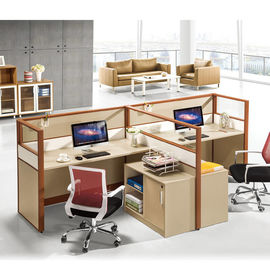 Modułowe stanowiska pracy w kabinie biurowej Nowoczesna ściana ścienna Dostosowana wielkość