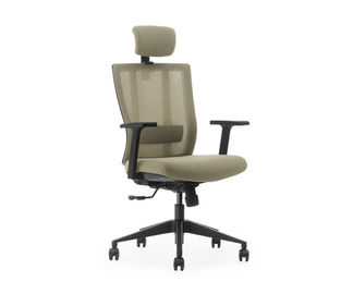Czerwony / czarny ergonomiczny fotel biurowy z ramionami do 10-letniej gwarancji Call Center