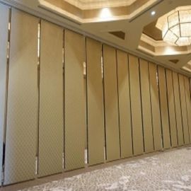 Komercyjne składane drzwi działowe Płyty melaminowane ruchome ścianki działowe do biura
