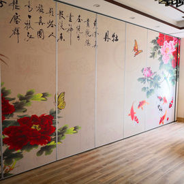 Dostosowane ruchome ścianki składane ścianki działowe malowane różnymi obrazami