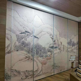 Dostosowane ruchome ścianki składane ścianki działowe malowane różnymi obrazami