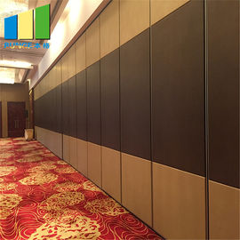 Aluminiowy profil Składany składany ręcznie przesuwane ściany działowe przesuwne do hotelu
