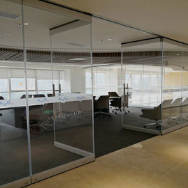 Bezramowe szklane meble biurowe Przegrody Ściany działające do sali konferencyjnej