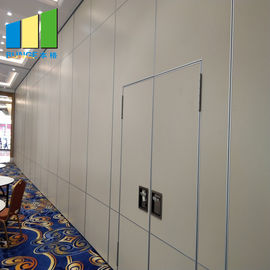 Aluminiowa rama Przesuwne ścianki działowe Ruchome dźwiękoszczelne ścianki działowe do restauracji