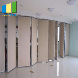 Aluminiowa płyta gipsowo-kartonowa Składane ścianki działowe Klasa izolacji akustycznej Ruchoma ściana