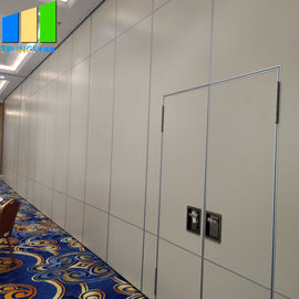 Aluminiowe drzwi harmonijkowe Chowane akustyczne dzielniki pokoju Składana przenośna ścianka działowa dla hotelu
