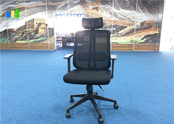 Obrotowe, regulowane krzesła biurowe z wysokim oparciem, czarne, ergonomiczne krzesła biurowe