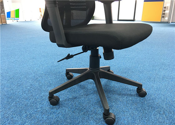 Obrotowe, regulowane krzesła biurowe z wysokim oparciem, czarne, ergonomiczne krzesła biurowe