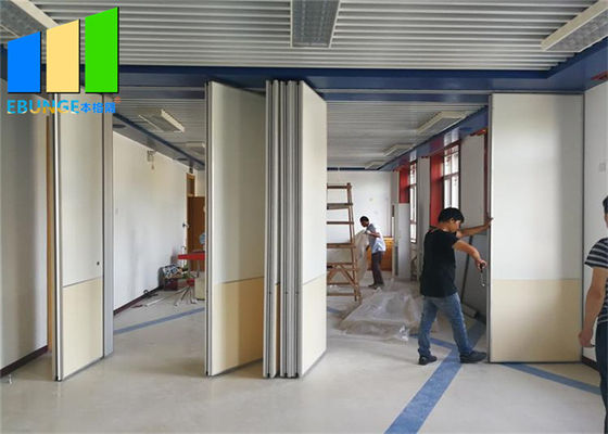 Aluminiowa rama dźwiękoszczelna składane ścianki działowe do sali szkoleniowej w biurze