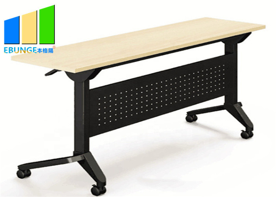 Nowoczesne biurko Proste drewniane składane stoły konferencyjne Stół negocjacyjny personelu